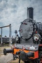 Old disused coal steam locomotive Royalty Free Stock Photo